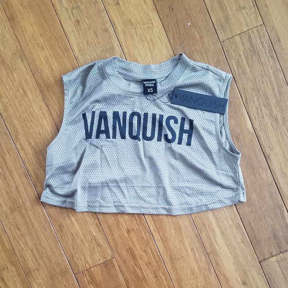 Vanquish tan crop jersey